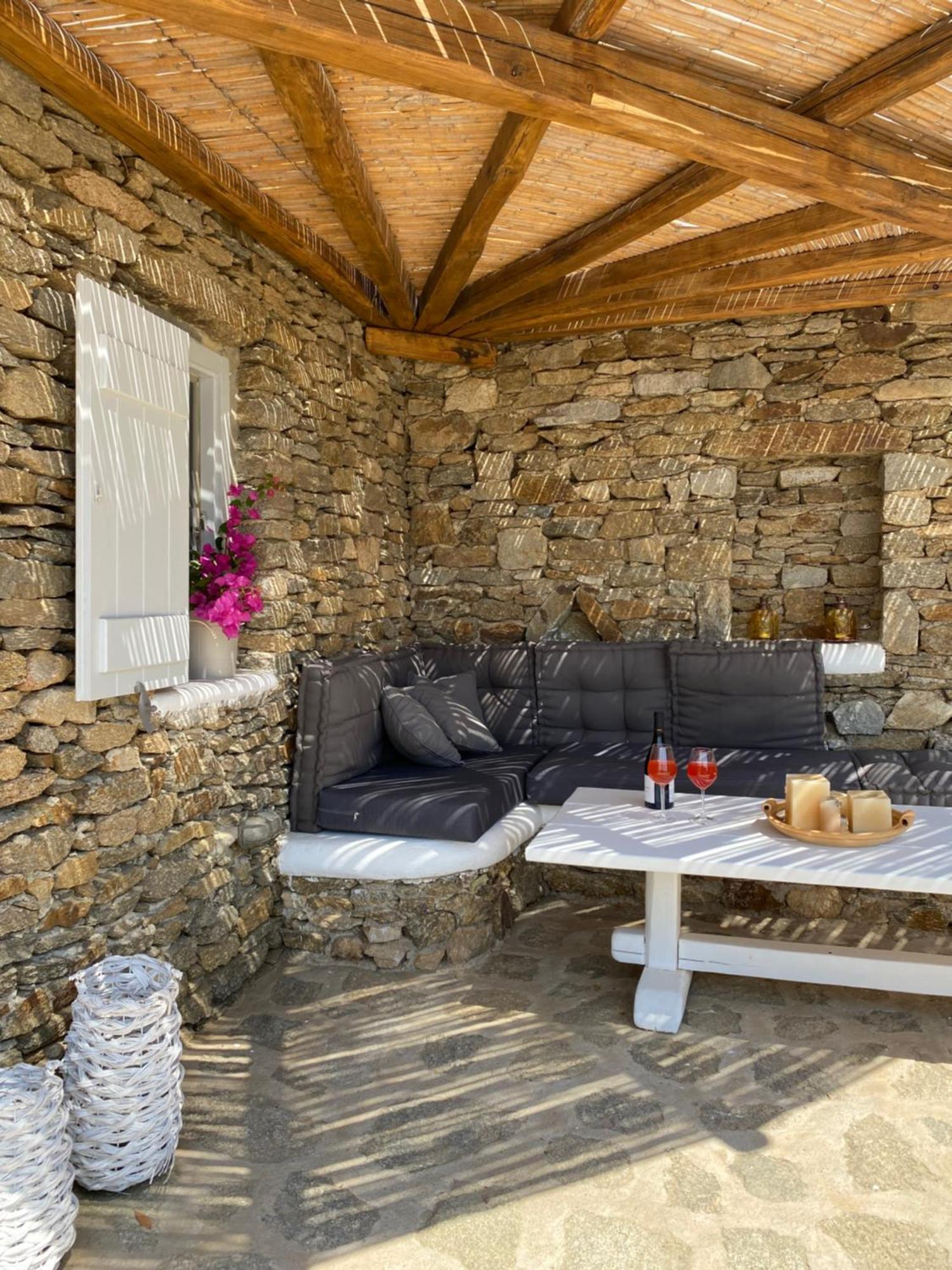 Wood And Stone Villa Mykonos Town Exterior photo